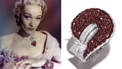 marlene dietrich jewlery.